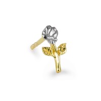 Ohrstecker 1 Stk 750/18 K Gelbgold 