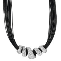 Collier Edelstahl Zirkonia
