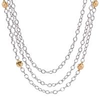 Collier 750/18 K Weissgold 