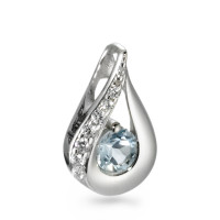 Anhänger Silber blauer Topas