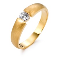 Solitär Ring 750/18 K Gelbgold Diamant