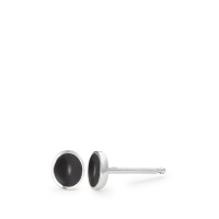 Ohrstecker Silber Onyx
