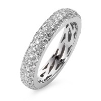 Fingerring 750/18 K Weissgold Diamant
