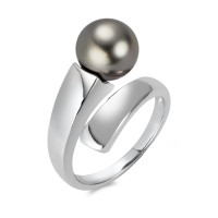 Fingerring 750/18 K Weissgold 