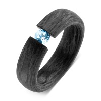 Fingerring Carbon Topas