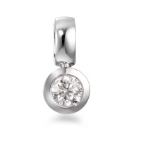 Anhänger 750/18 K Weissgold Diamant
