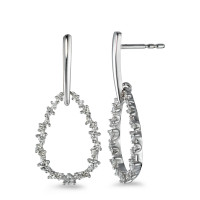 Ohrhänger 750/18 K Weissgold Diamant