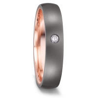 Partnerring 999 Tantal Diamant