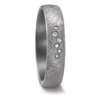 Partnerring 999 Tantal Diamant