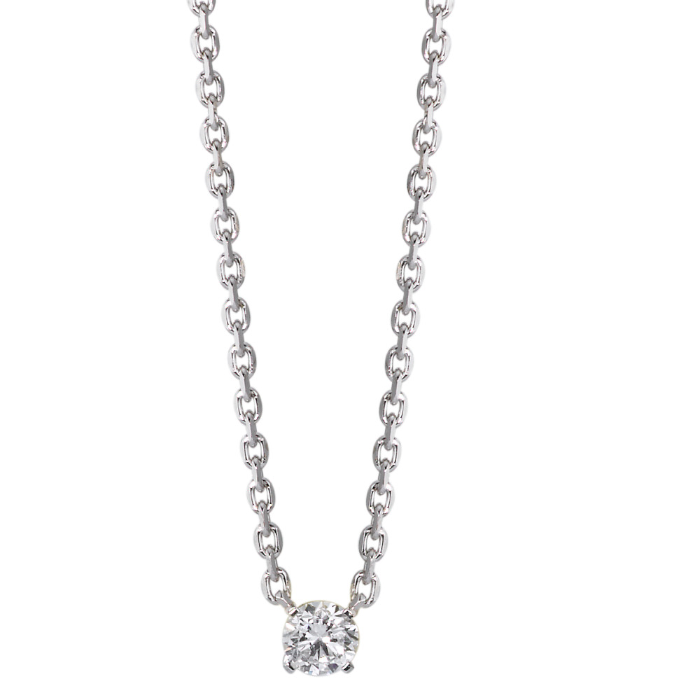 Collier 750/18 K Weissgold Diamant