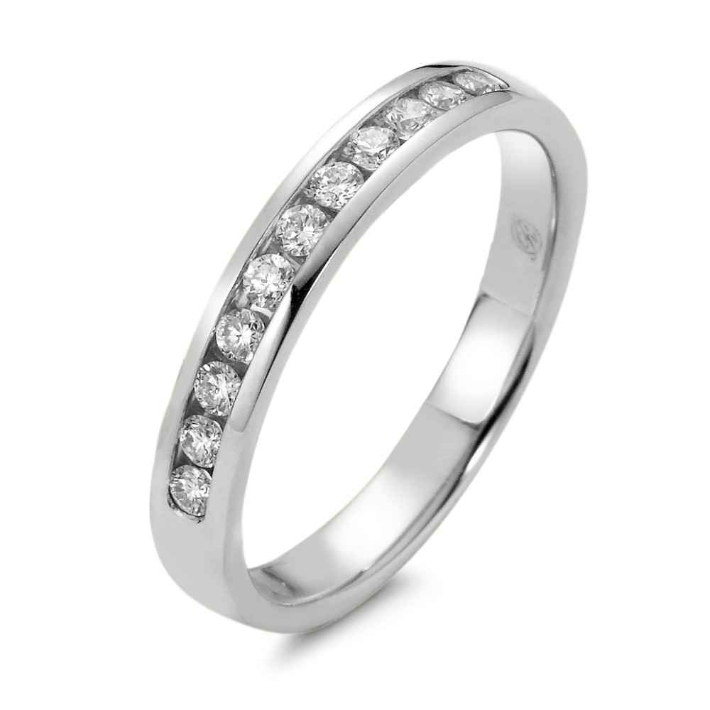 Memory Ring 750/18 K Weissgold Diamant