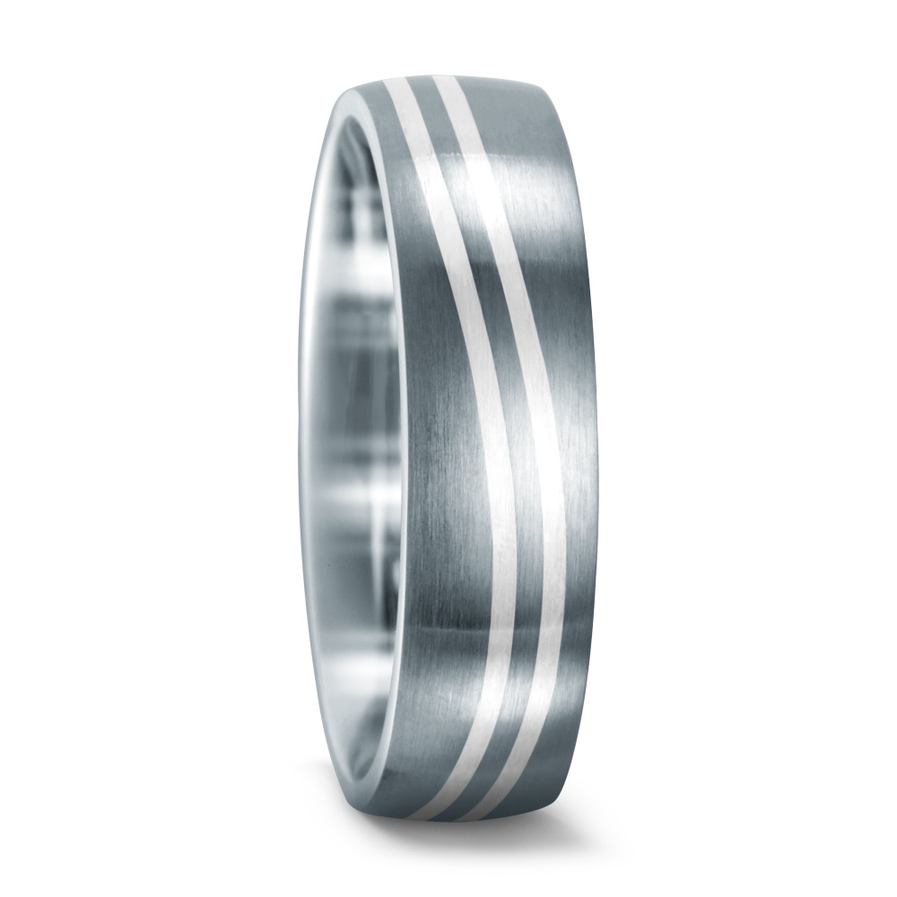 Partnerring Edelstahl 