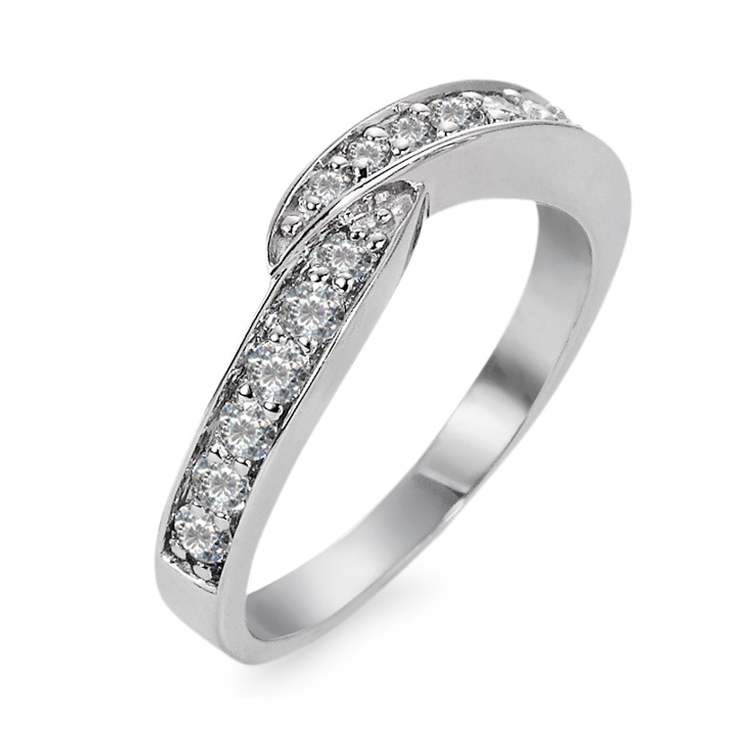 Fingerring 750/18 K Weissgold Diamant