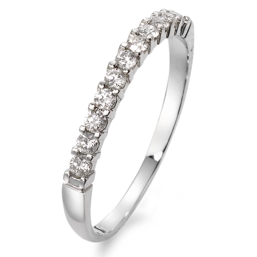 Memory Ring 750/18 K Weissgold Diamant