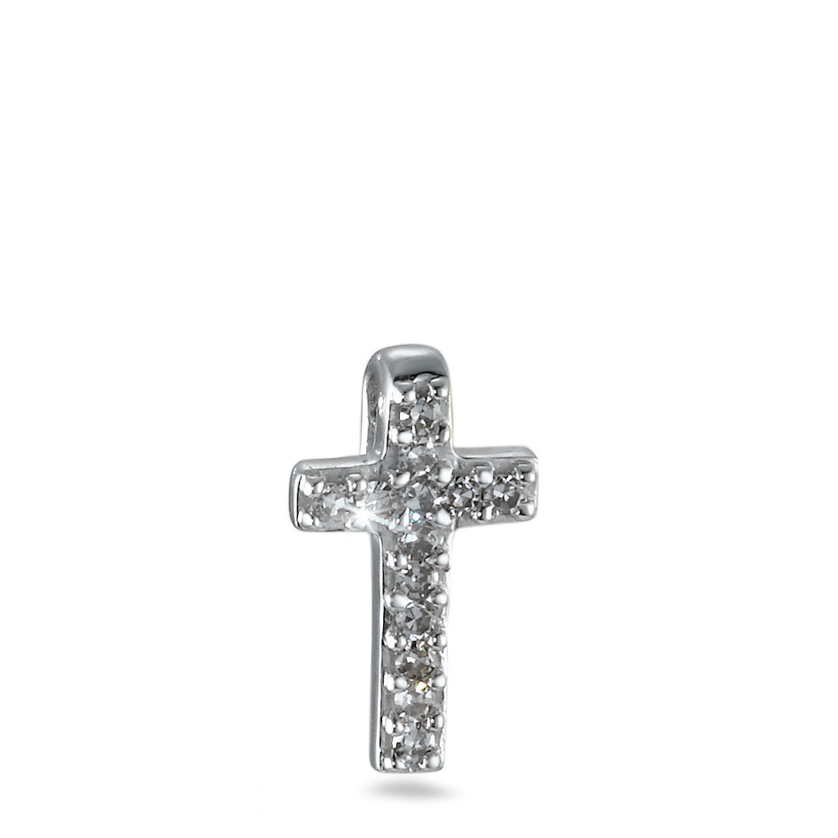 Anhänger 750/18 K Weissgold Diamant