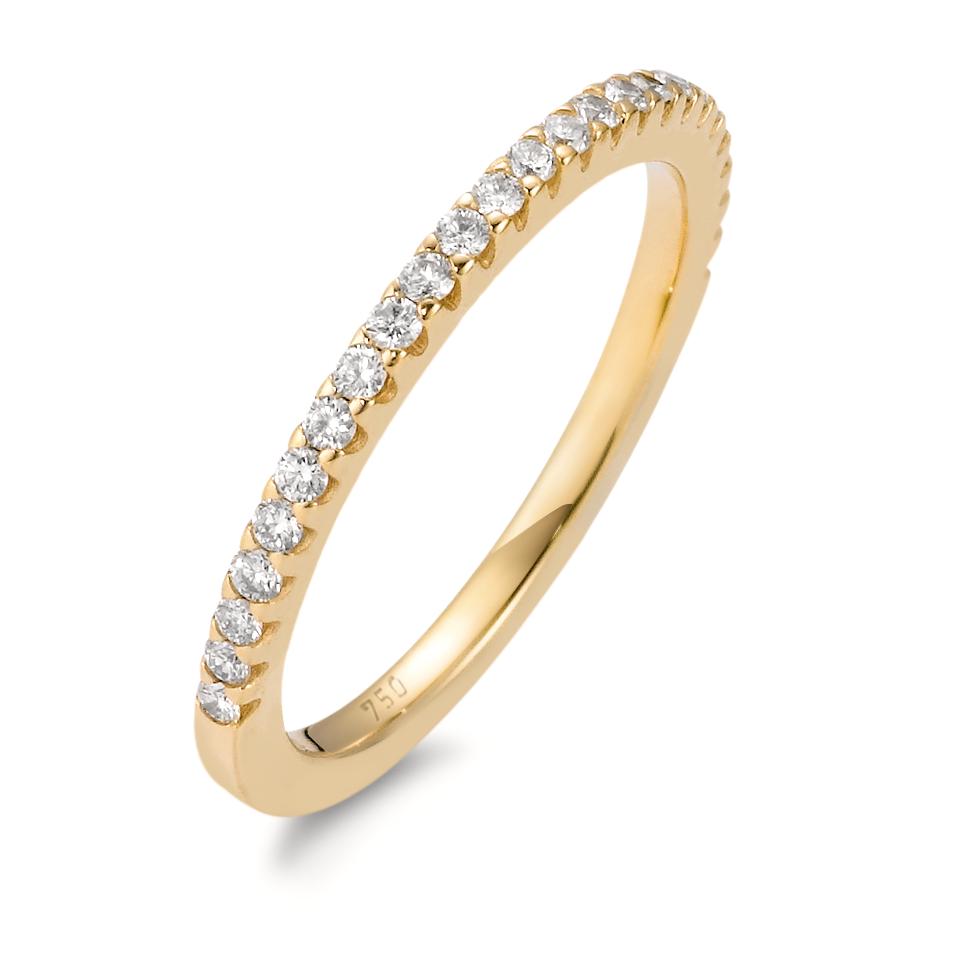Memory Ring 750/18 K Gelbgold Diamant