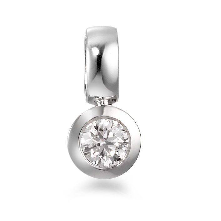 Anhänger 750/18 K Weissgold Diamant