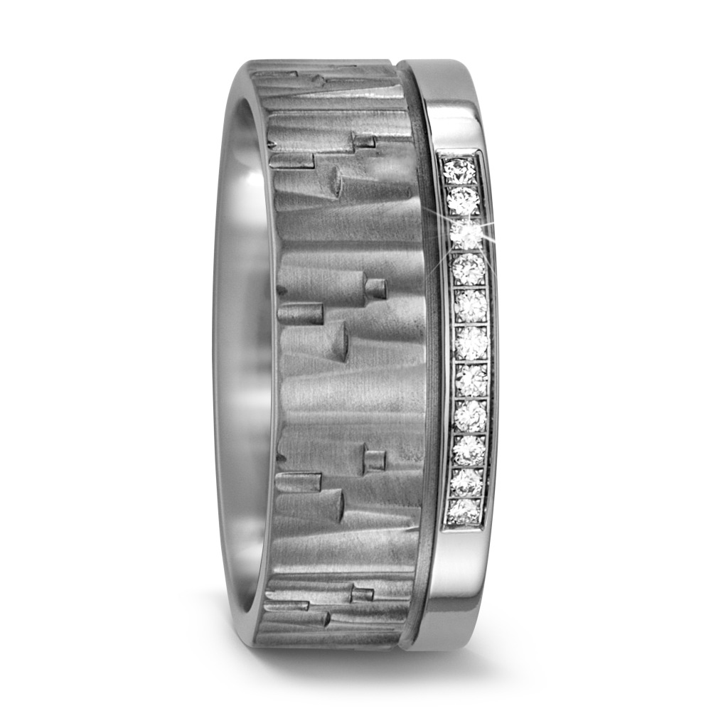 Partnerring Titan Diamant