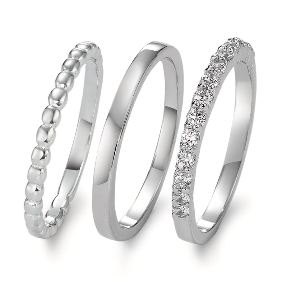Ringset Silber Zirkonia