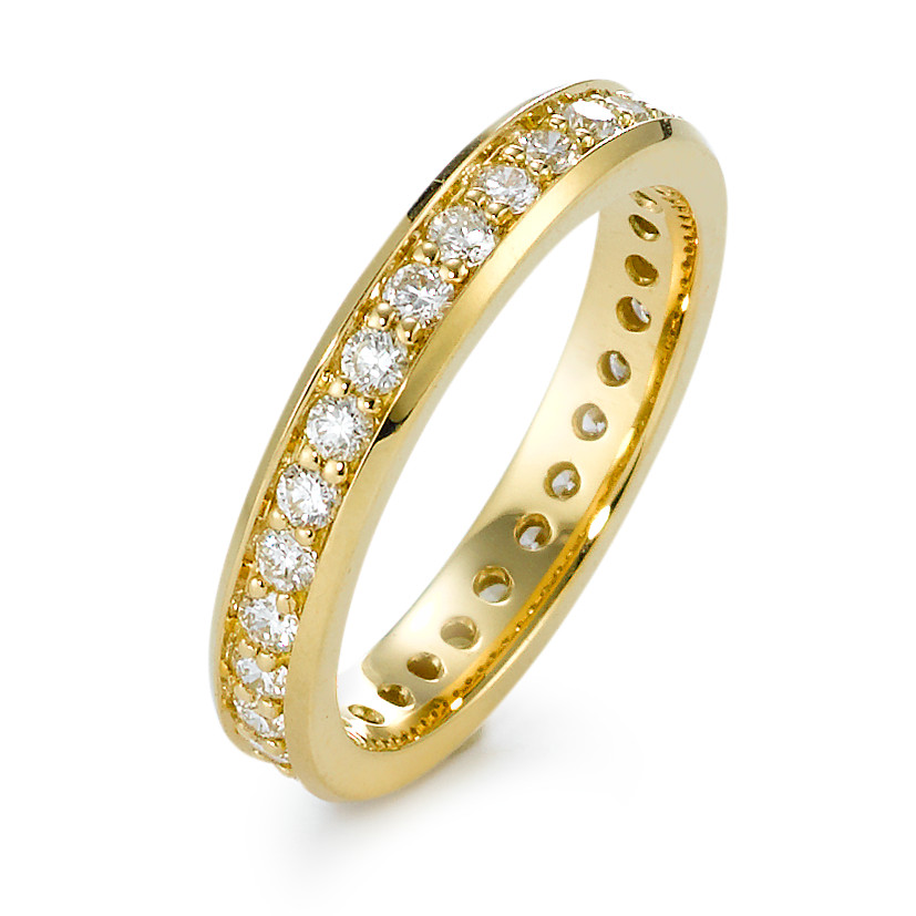 Memory Ring 750/18 K Gelbgold Diamant