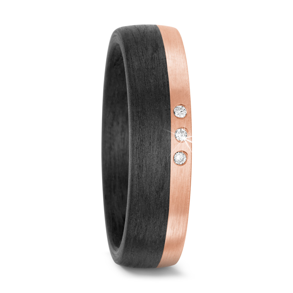 Partnerring 585/14 K Rosegold Diamant