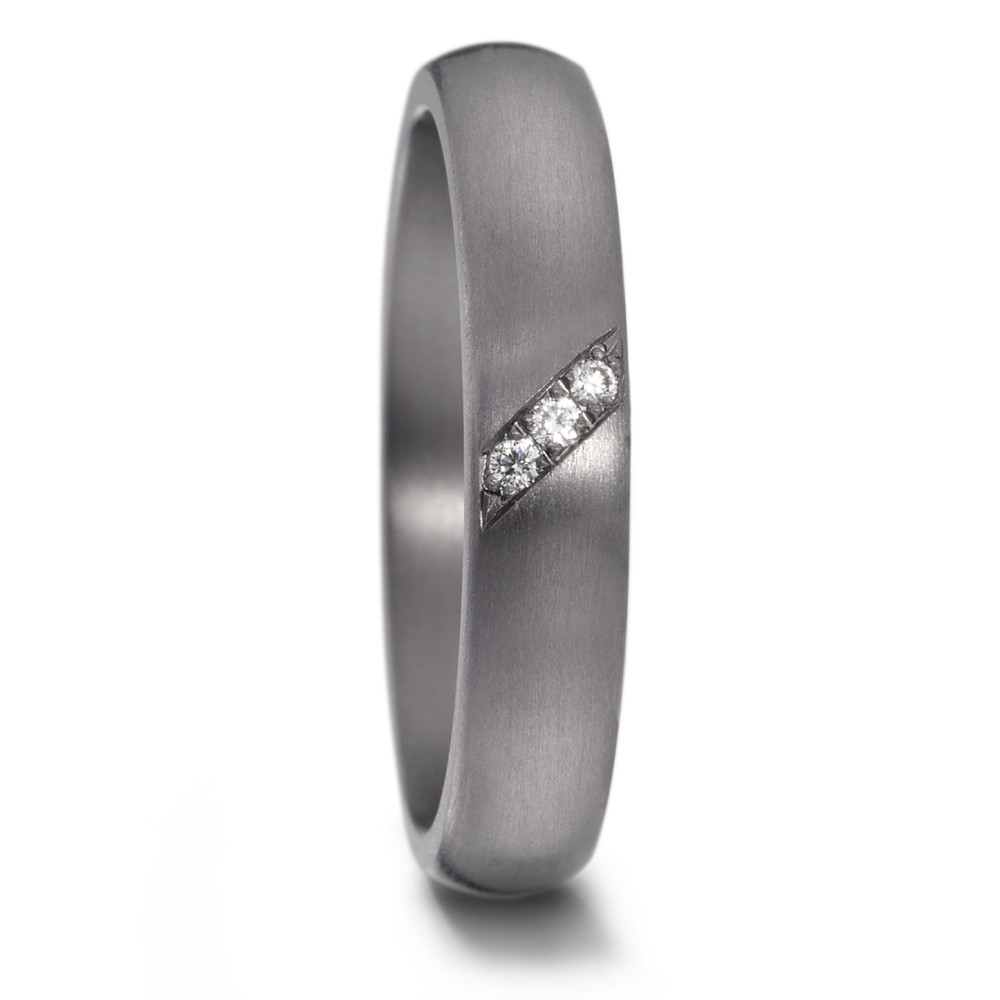 Partnerring 999 Tantal Diamant