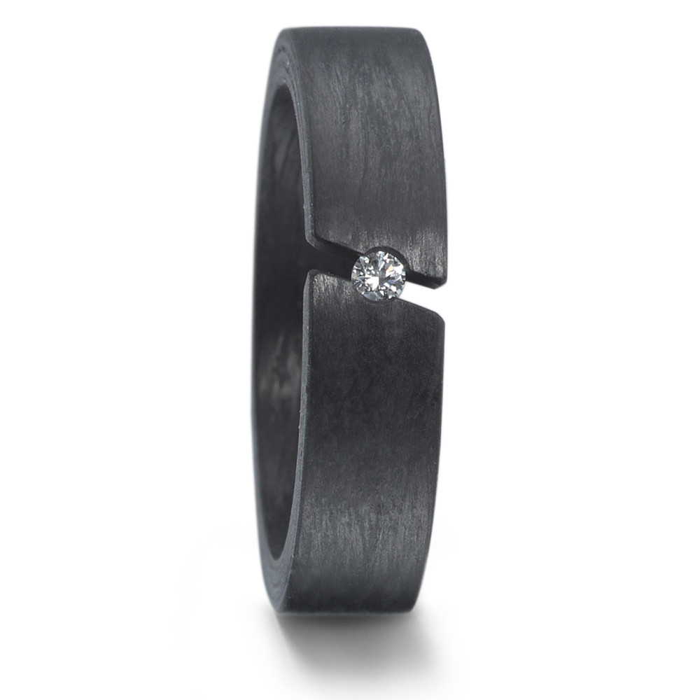 Fingerring Carbon Diamant