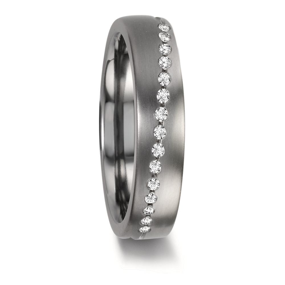 Partnerring 999 Tantal Diamant